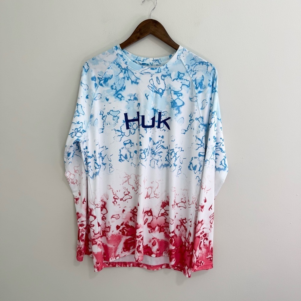 Huk Men's Standard Pursuit Graphic Long Sleeve Top